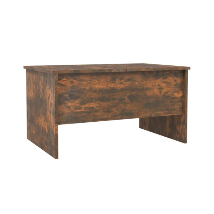 Table basse Chêne fumé 80x50x42,5 cm Bois d'ingénierie