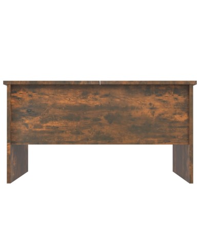 Table basse Chêne fumé 80x50x42,5 cm Bois d'ingénierie