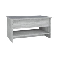Table basse Sonoma gris 80x50x40 cm Bois d'ingénierie