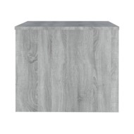 Table basse Sonoma gris 80x50x40 cm Bois d'ingénierie