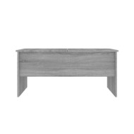 Table basse Sonoma gris 102x50,5x46,5 cm Bois d'ingénierie