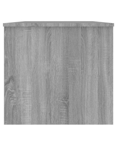 Table basse Sonoma gris 102x50,5x46,5 cm Bois d'ingénierie