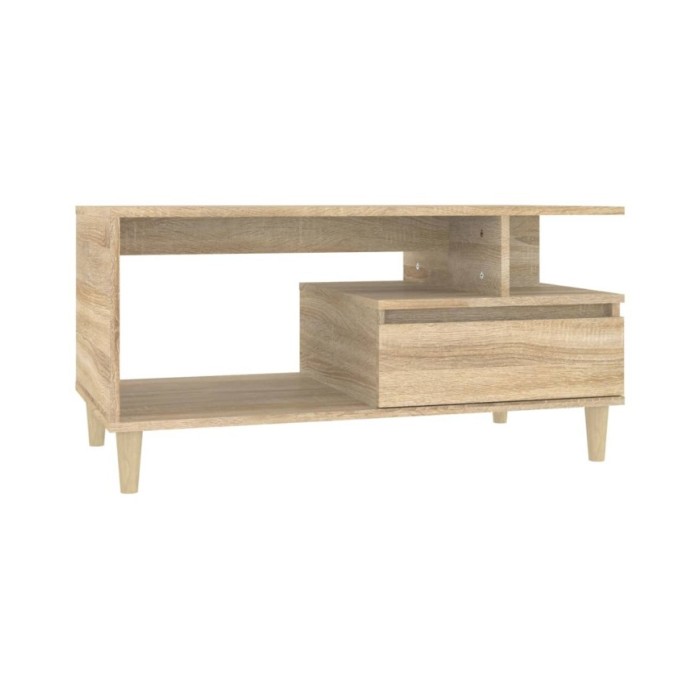 Table basse Chêne sonoma 90x49x45 cm Bois d'ingénierie