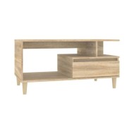 Table basse Chêne sonoma 90x49x45 cm Bois d'ingénierie