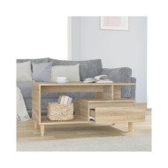 Table basse Chêne sonoma 90x49x45 cm Bois d'ingénierie