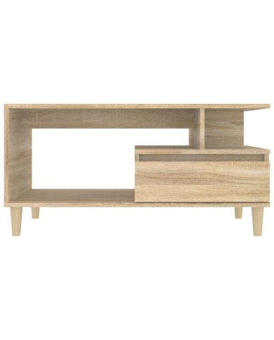 Table basse Chêne sonoma 90x49x45 cm Bois d'ingénierie