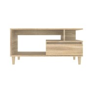 Table basse Chêne sonoma 90x49x45 cm Bois d'ingénierie