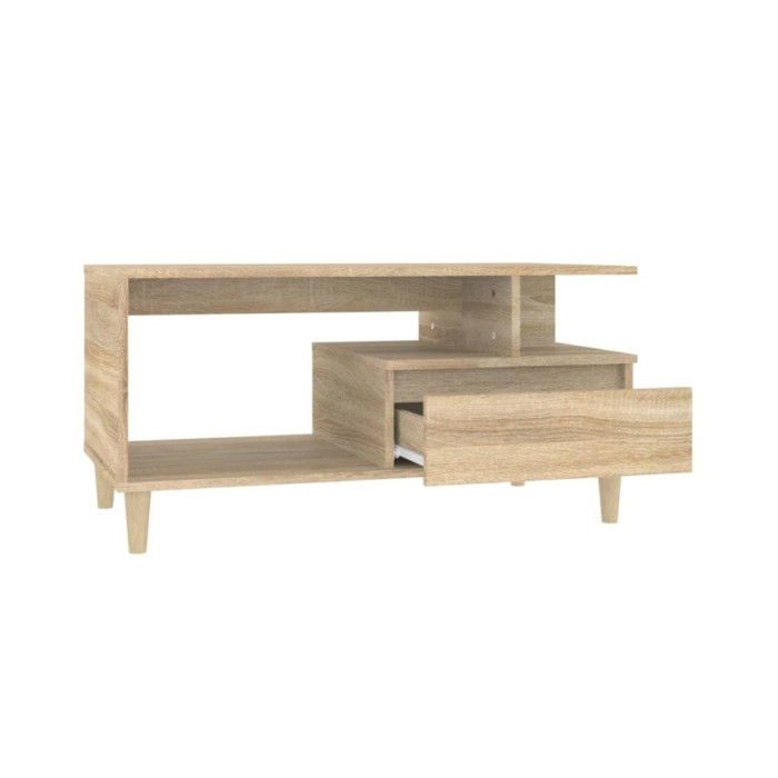 Table basse Chêne sonoma 90x49x45 cm Bois d'ingénierie