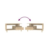 Table basse Chêne sonoma 90x49x45 cm Bois d'ingénierie