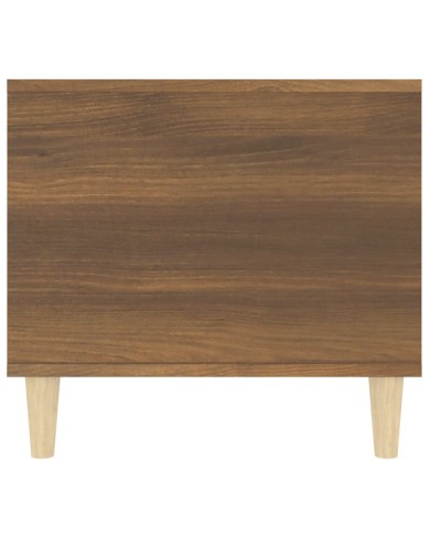 Table basse Chêne marron 90x49x45 cm Bois d'ingénierie