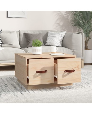 Table basse 60x53x35 cm Bois massif de pin