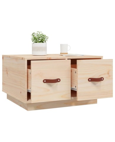 Table basse 60x53x35 cm Bois massif de pin
