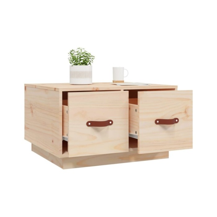 Table basse 60x53x35 cm Bois massif de pin