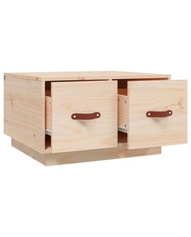 Table basse 60x53x35 cm Bois massif de pin