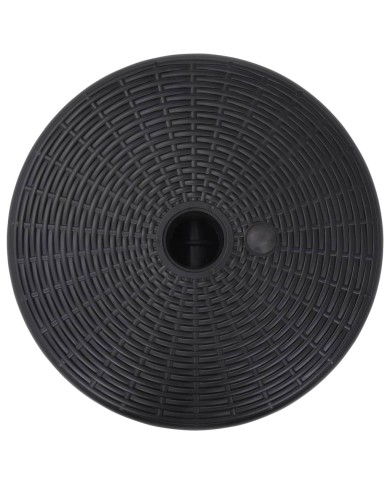 Socle de parasol Rempli de sable/d'eau 24 L Noir 