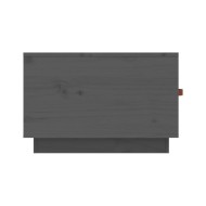Table basse Gris 60x53x35 cm Bois massif de pin
