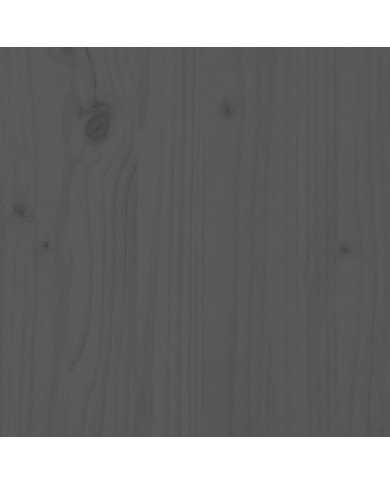 Table console Gris 110x40x75 cm Bois de pin solide