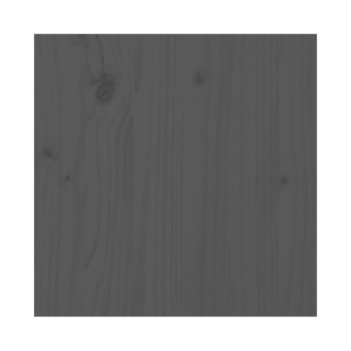 Table console Gris 110x40x75 cm Bois de pin solide