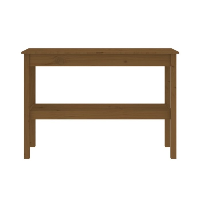 Table console Marron miel 110x40x75 cm Bois de pin solide