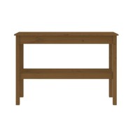 Table console Marron miel 110x40x75 cm Bois de pin solide