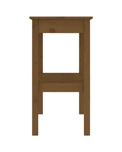 Table console Marron miel 110x40x75 cm Bois de pin solide