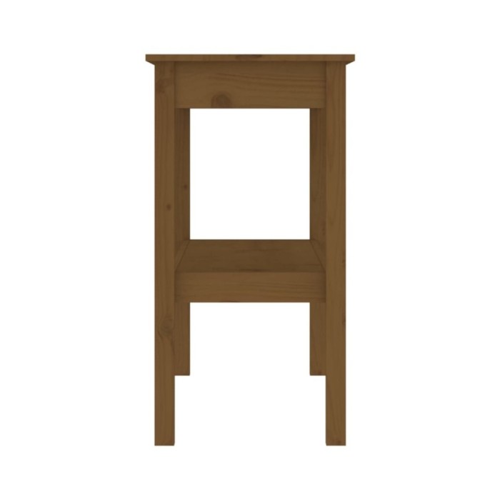 Table console Marron miel 110x40x75 cm Bois de pin solide