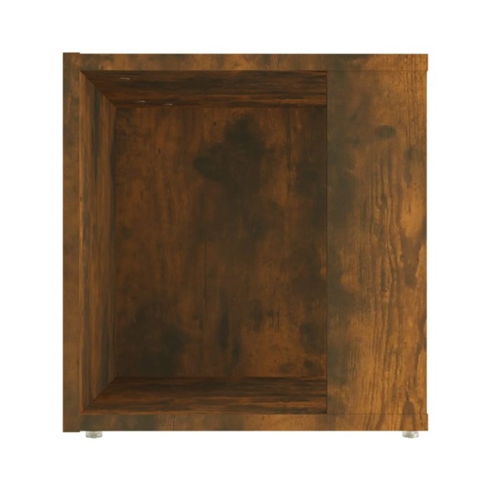 Table d'appoint Chêne fumé 33x33x34,5 cm Bois d'ingénierie