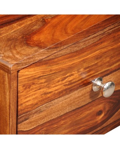 Table de chevet avec 1 tiroir 55 cm Bois massif de Sesham 