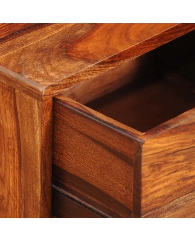 Table de chevet avec 1 tiroir 55 cm Bois massif de Sesham 