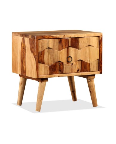 Meuble de chevet avec 1 tiroir Bois