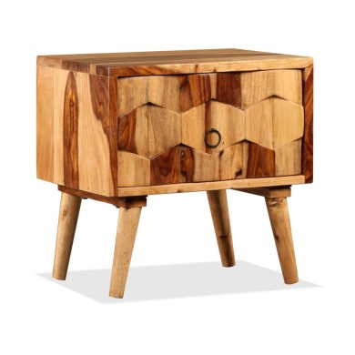 Meuble de chevet avec 1 tiroir Bois