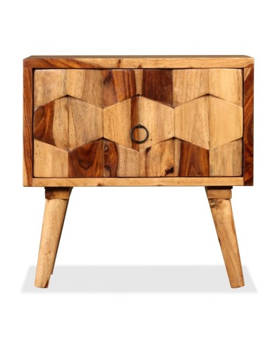 Meuble de chevet avec 1 tiroir Bois
