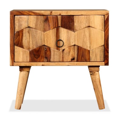 Meuble de chevet avec 1 tiroir Bois