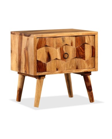 Meuble de chevet avec 1 tiroir Bois