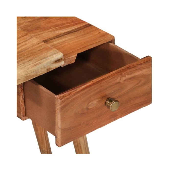 Table de chevet Bois d'acacia massif 45 x 32 x 55 cm