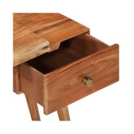 Table de chevet Bois d'acacia massif 45 x 32 x 55 cm