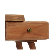 Table de chevet Bois d'acacia massif 45 x 32 x 55 cm