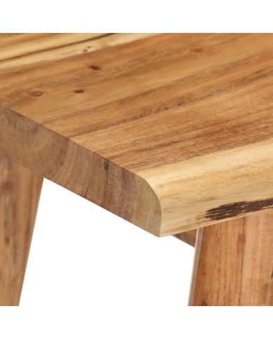 Table de chevet Bois d'acacia massif 45 x 32 x 55 cm