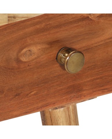 Table de chevet Bois d'acacia massif 45 x 32 x 55 cm