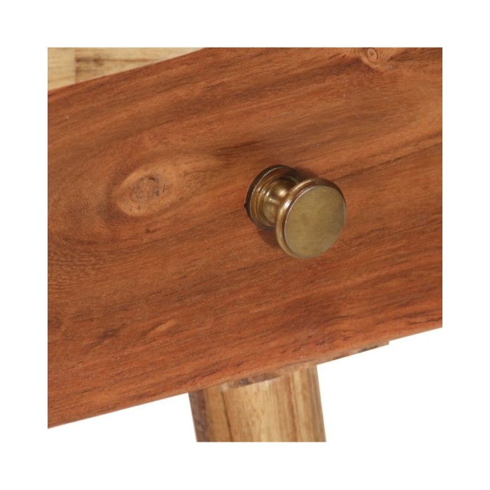 Table de chevet Bois d'acacia massif 45 x 32 x 55 cm