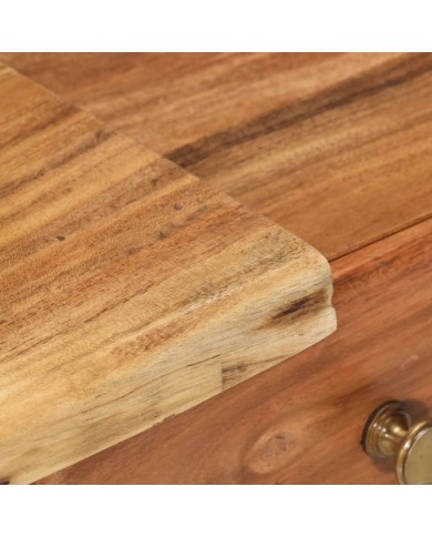 Table de chevet Bois d'acacia massif 45 x 32 x 55 cm