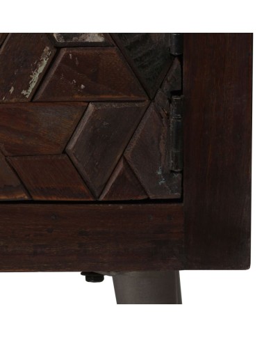 Table de chevet Bois de récupération solide 40 x 30 x 50 cm