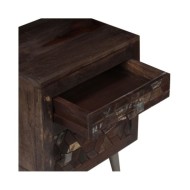 Table de chevet Bois de récupération solide 40 x 30 x 50 cm