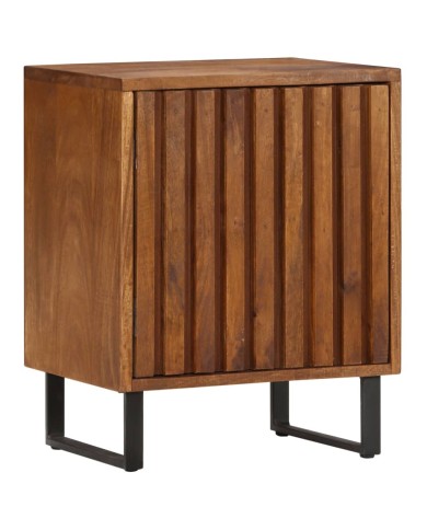 Table de chevet  40x30x50 cm Bois de manguier massif