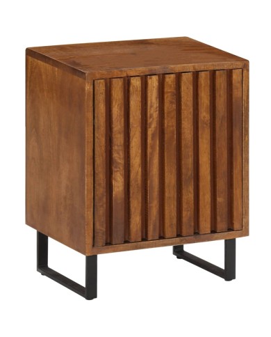 Table de chevet  40x30x50 cm Bois de manguier massif