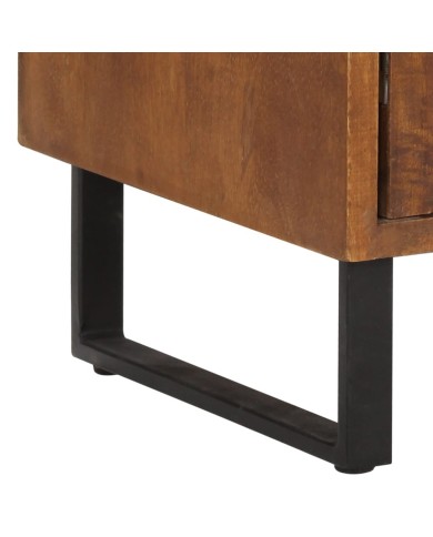 Table de chevet  40x30x50 cm Bois de manguier massif