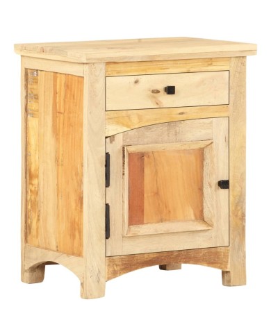 Table de chevet 40 x 30 x 50 cm Bois de récupération massif