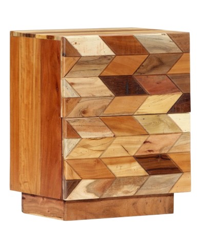 Table de chevet 40 x 30 x 50 cm Bois de récupération massif