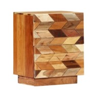 Table de chevet 40 x 30 x 50 cm Bois de récupération massif