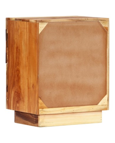 Table de chevet 40 x 30 x 50 cm Bois de récupération massif